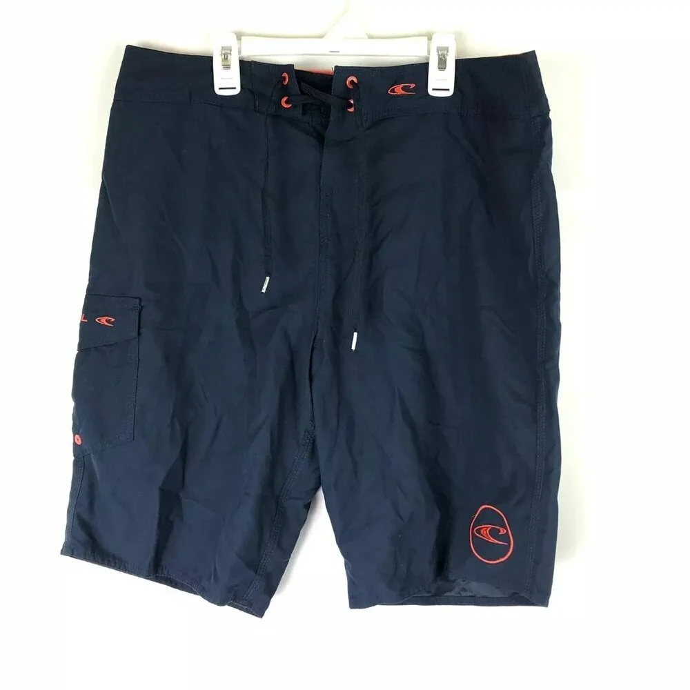 O’Neill, Men’s Santa Cruz 2.0 Blue Boardshorts, Size 33